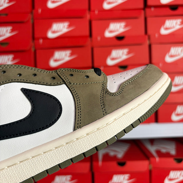 Air Jordan 1 Low — Olive/Black/White