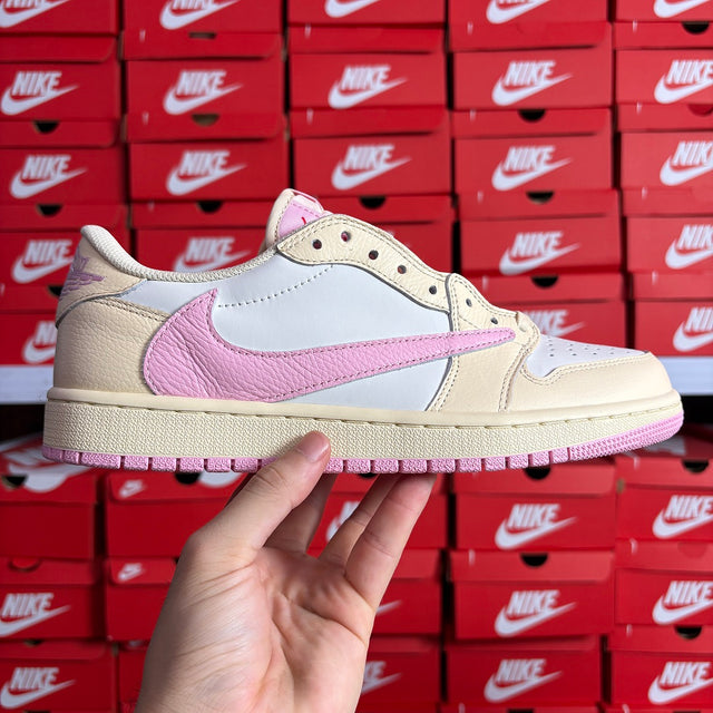Air Jordan 1 Low — Pink/White
