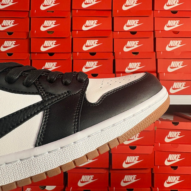 Air Jordan 1 Low — Black/White/Brown