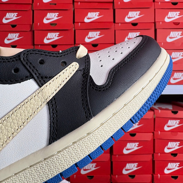 Air Jordan 1 Low — Black/White/Blue