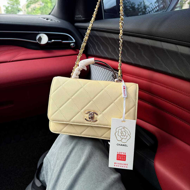 Chanel Flap Bag — Beige