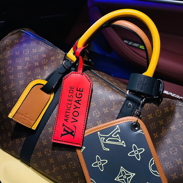 Louis Vuitton Keepall — Monogram/Yellow Handles