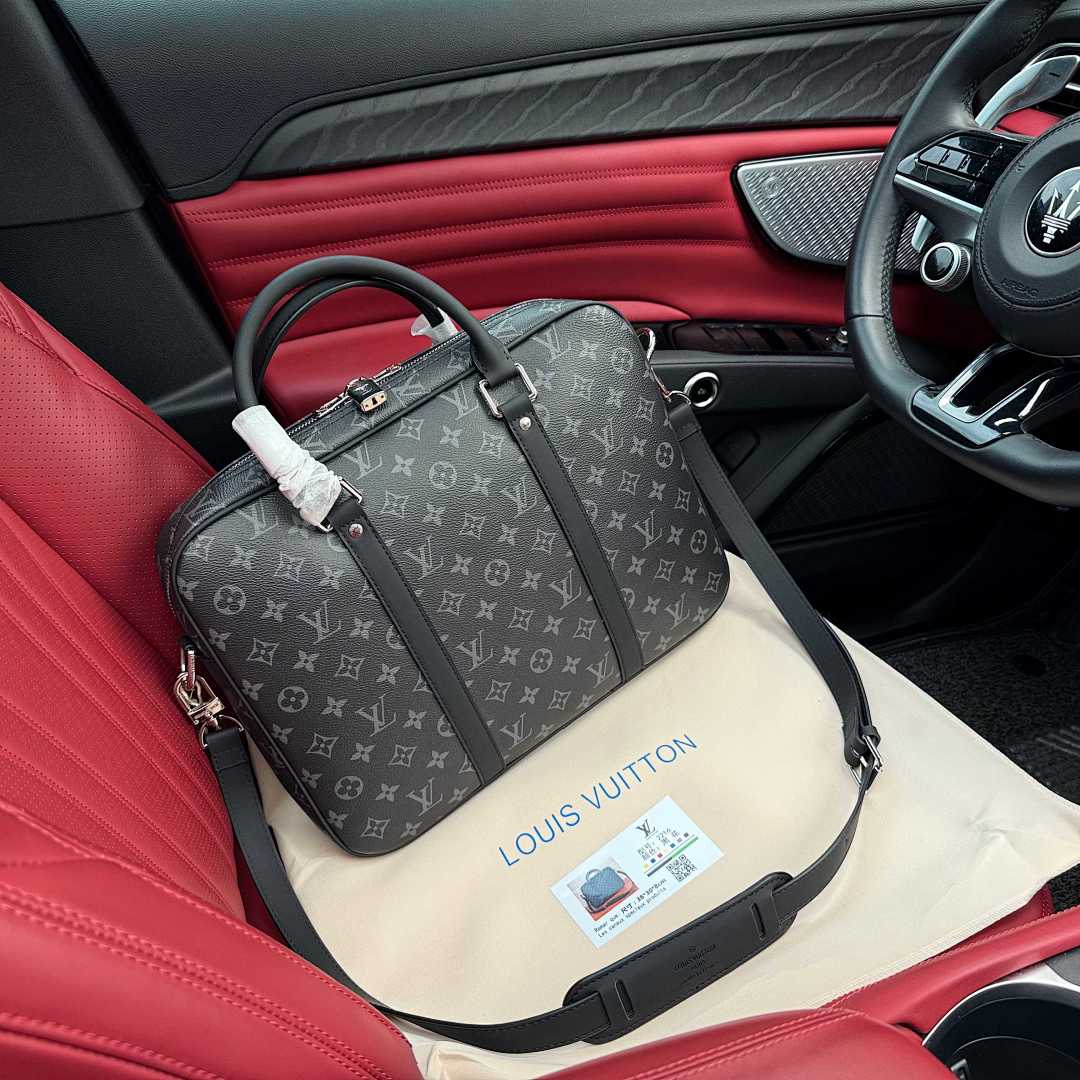 Louis Vuitton Briefcase — Monogram Eclipse II