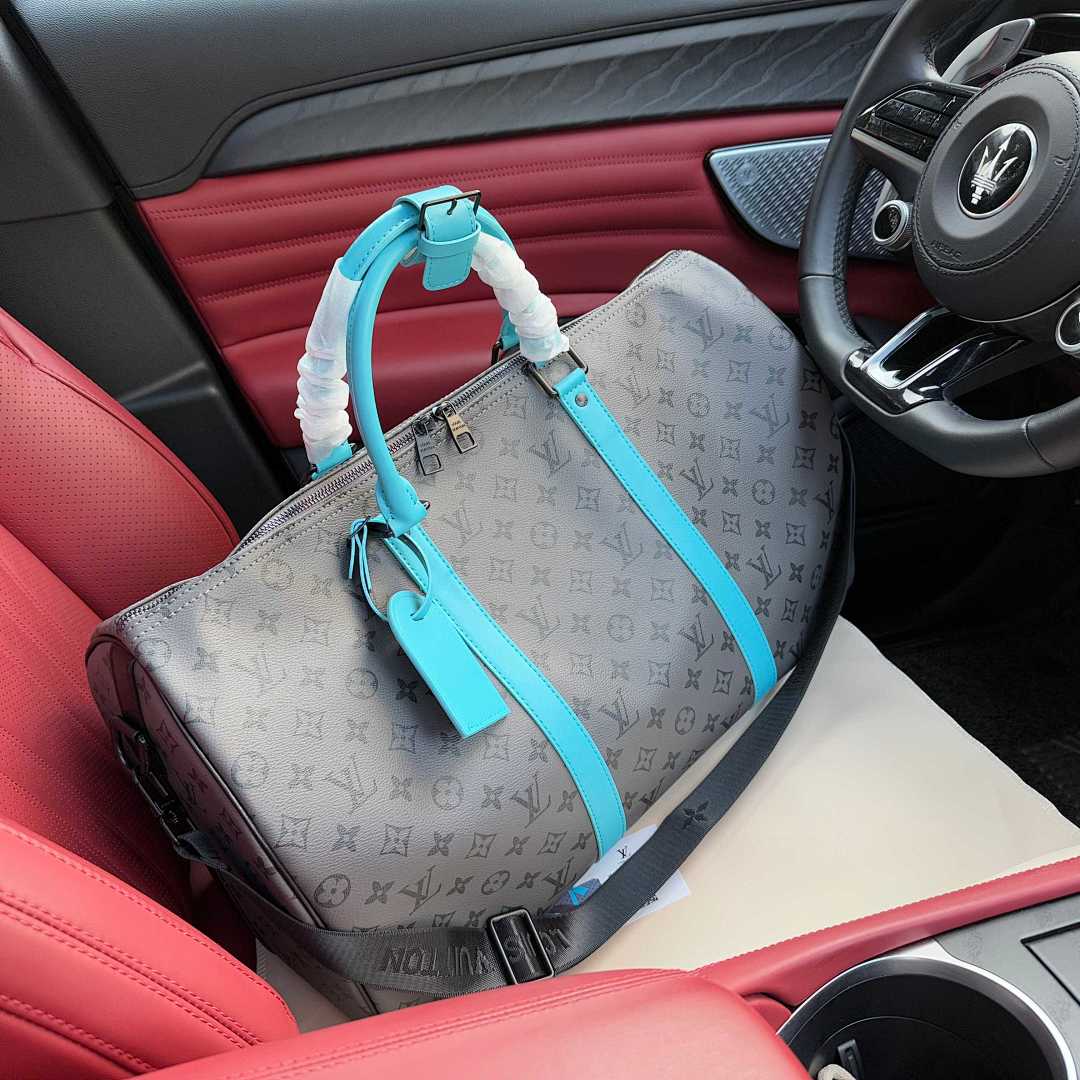 Louis Vuitton Keepall — Eclipse/Turquoise