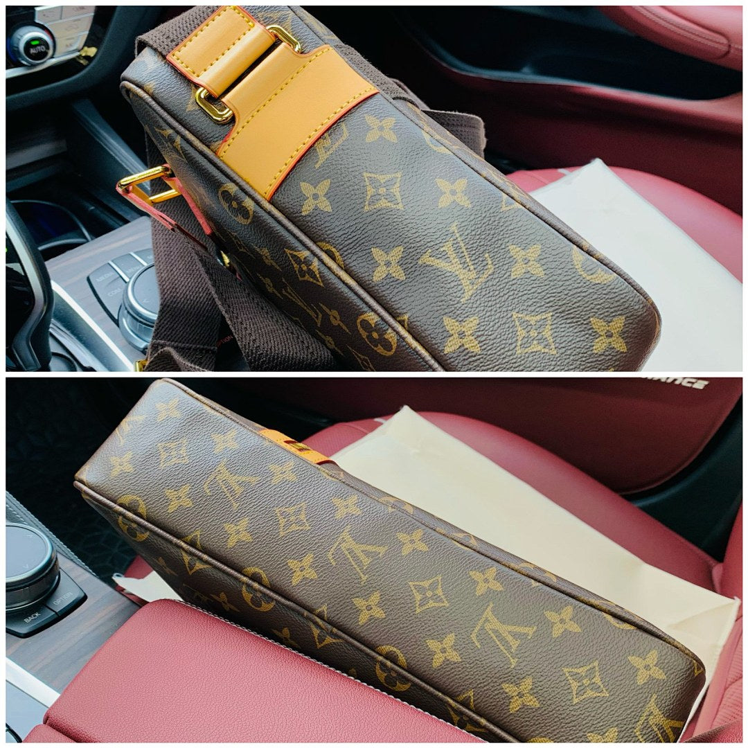 Louis Vuitton Briefcase — Monogram/Yellow Straps