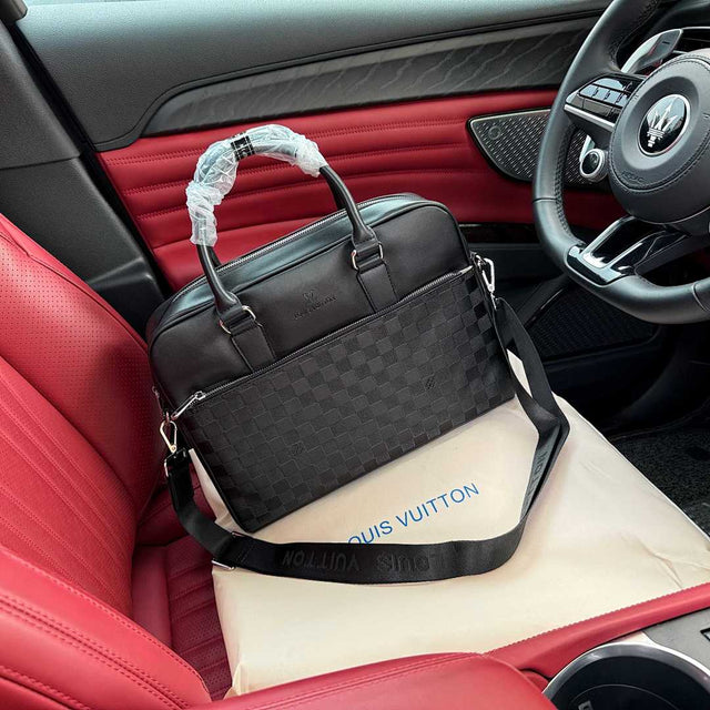 Louis Vuitton Briefcase — Damier Graphite