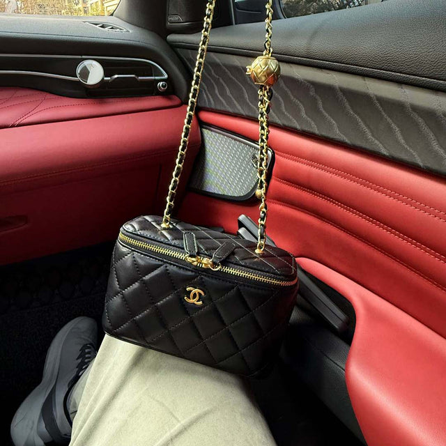 Chanel Vanity Bag — Black/Gold