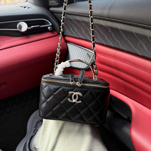 Chanel CC Vanity Bag — Black