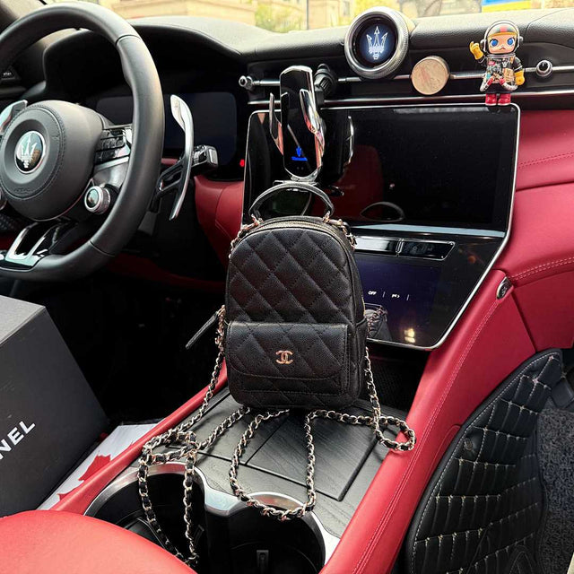 Chanel Mini Backpack — Black