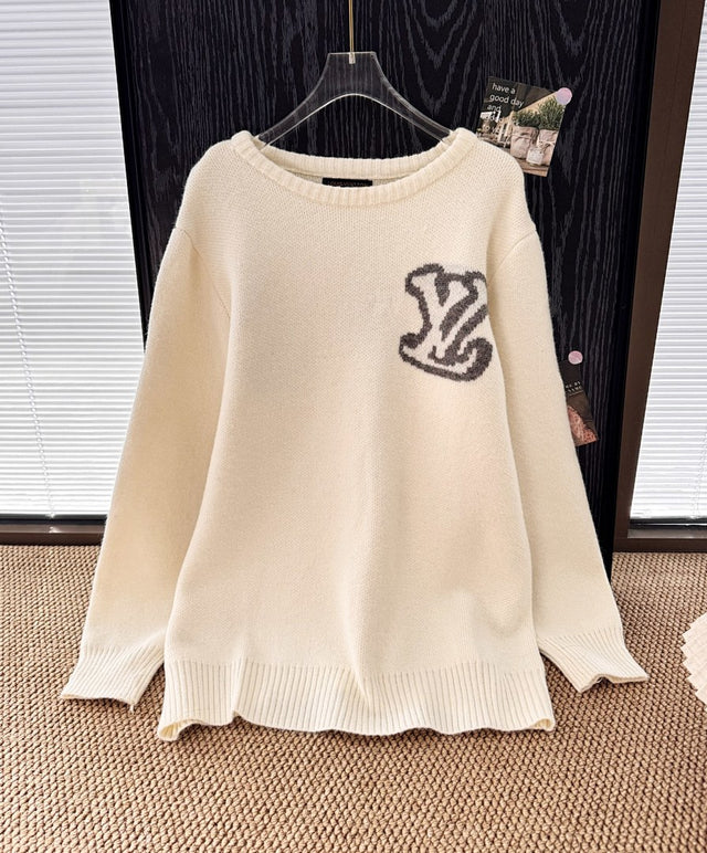 Louis Vuitton Knit Jumper — Cream