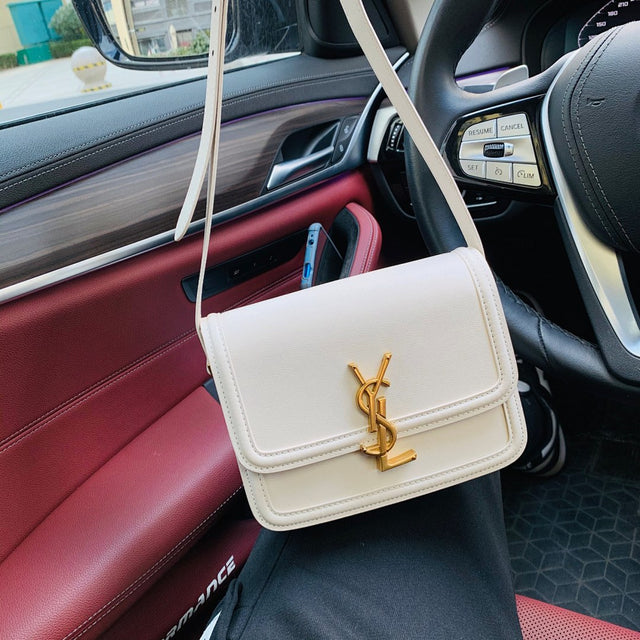 Saint Laurent Box Bag — White