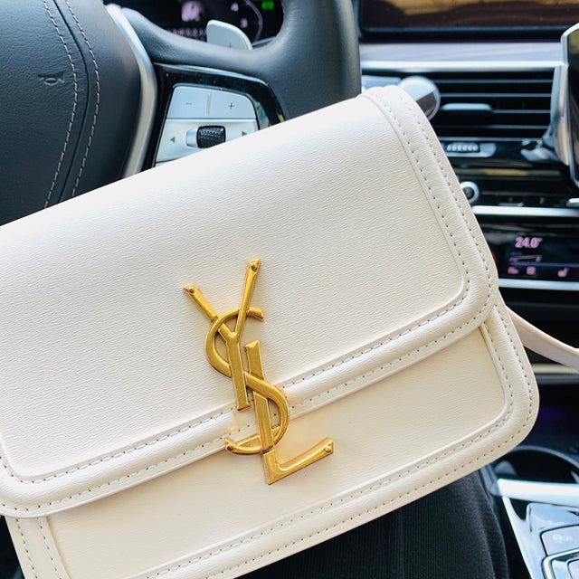 Saint Laurent Box Bag — White