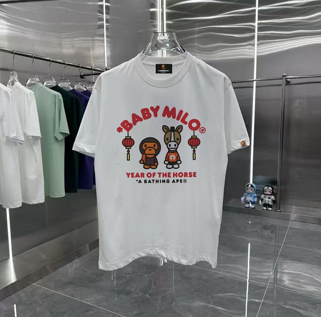 BAPE T-Shirt — White Graphic