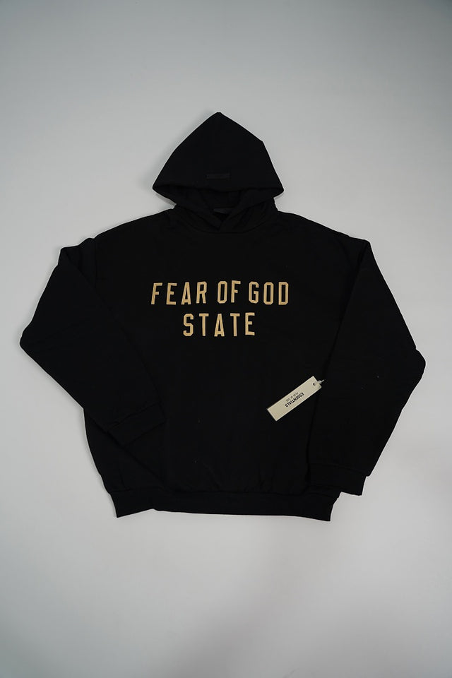 FOG Essentials Double-Row Style Obsidian Black Sweatshirt