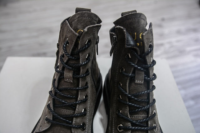 Gucci Leather Boot — Dark Brown