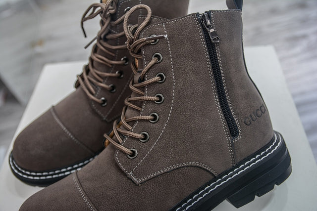 Gucci Suede Boot — Brown II