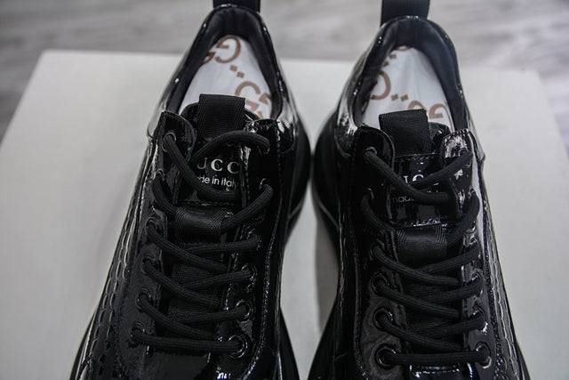 Gucci Trainer — Black Leather