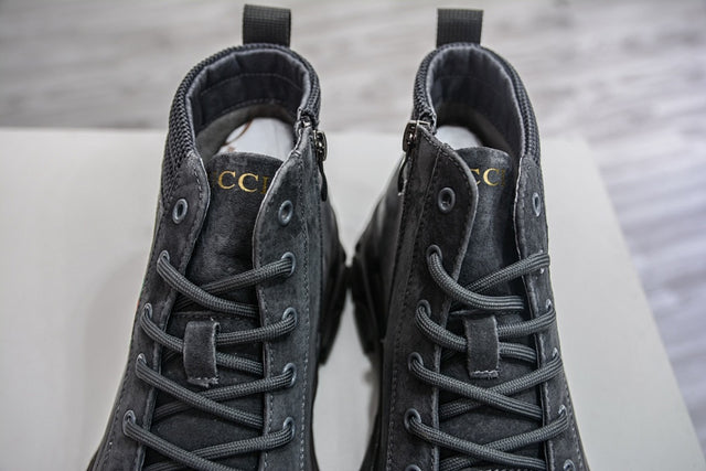 Gucci Boot — Black/Grey