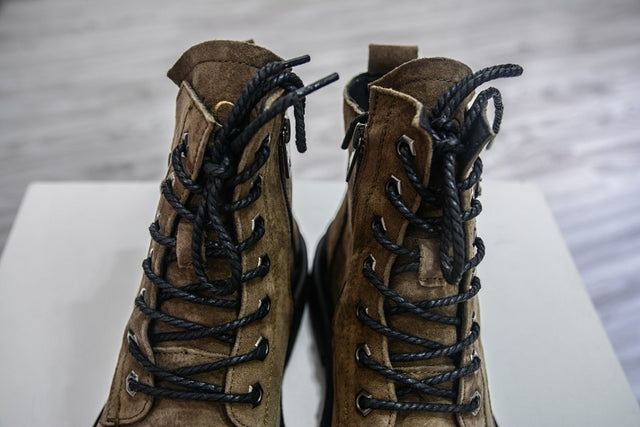 Gucci Suede Boot — Brown