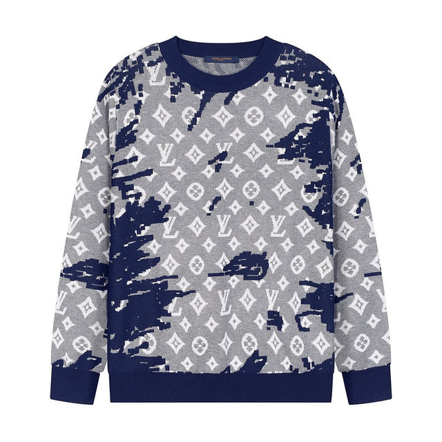 Louis Vuitton Monogram Knit Cardigan — Navy