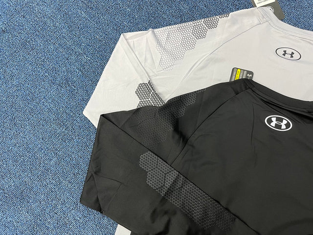 Under Armour Half-Zip Top — Black & White