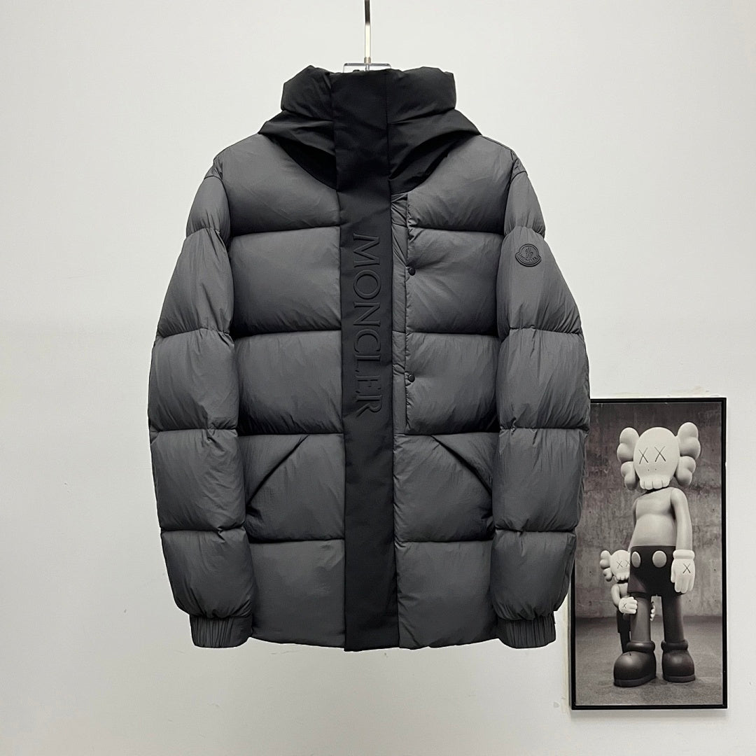 Moncler Puffer — Grey/Black