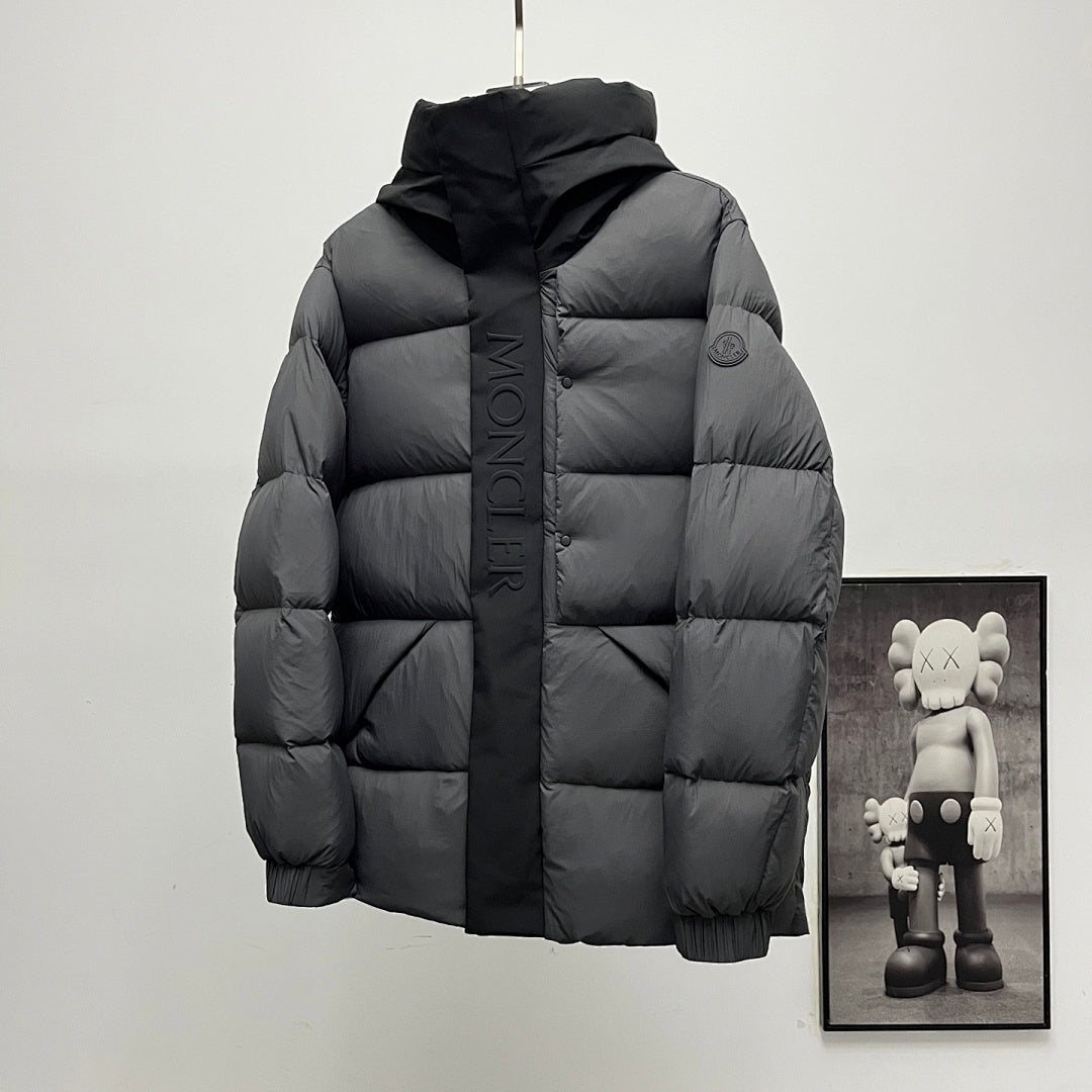 Moncler Puffer — Grey/Black