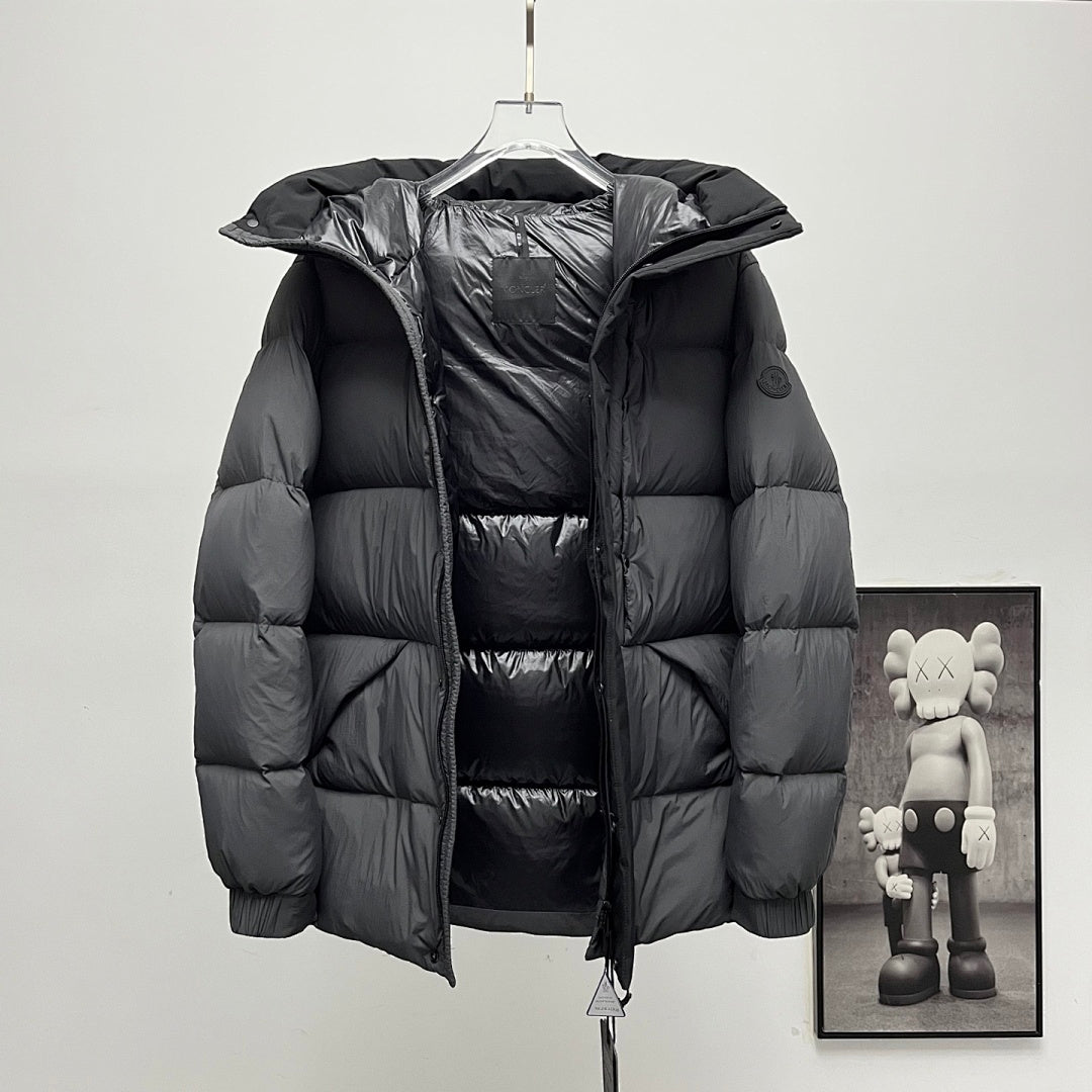 Moncler Puffer — Grey/Black