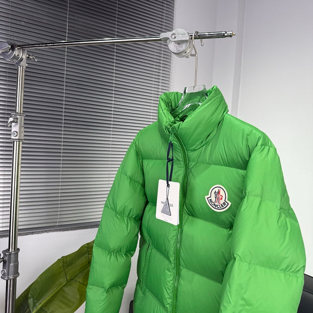 Moncler Glossy Down Jacket — Green