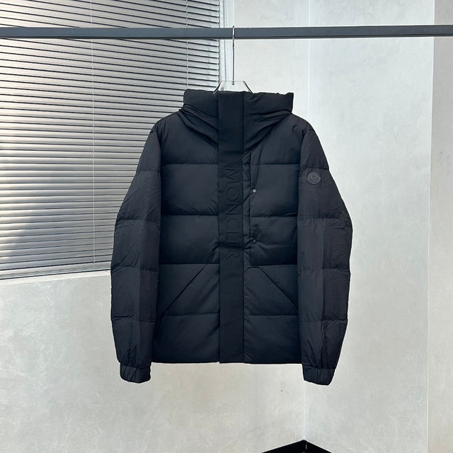 Moncler Hooded Down Jacket — Black