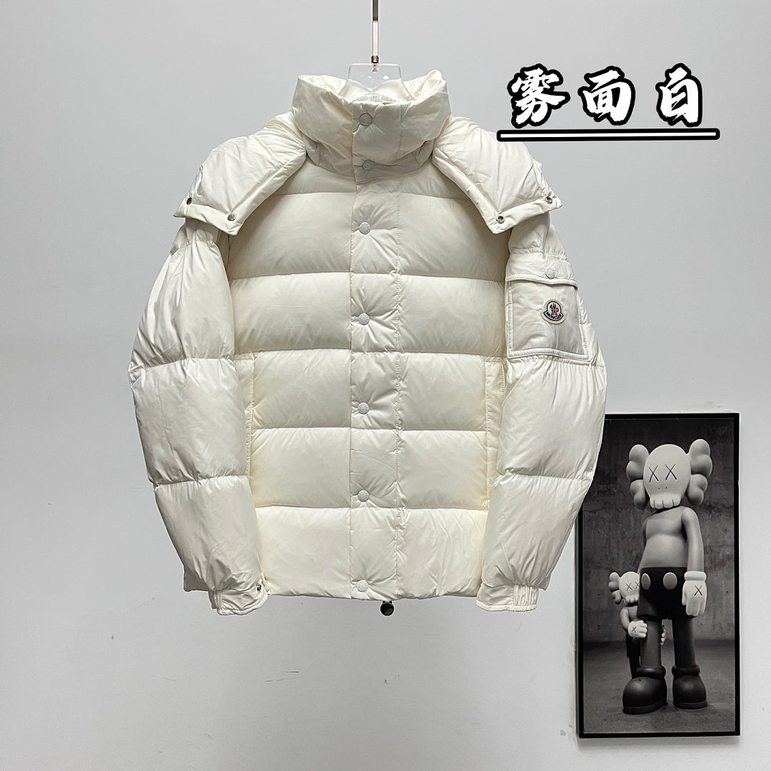 Moncler Puffer — Pink/White/Black