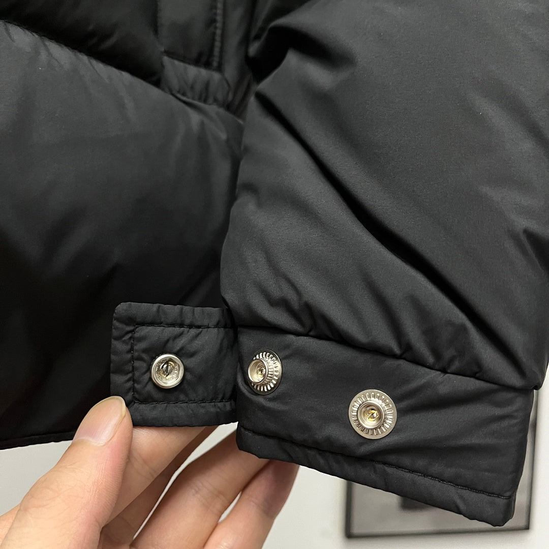Moncler Puffer — Pink/White/Black