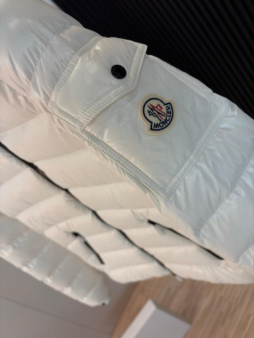 Moncler Bady Puffer — White