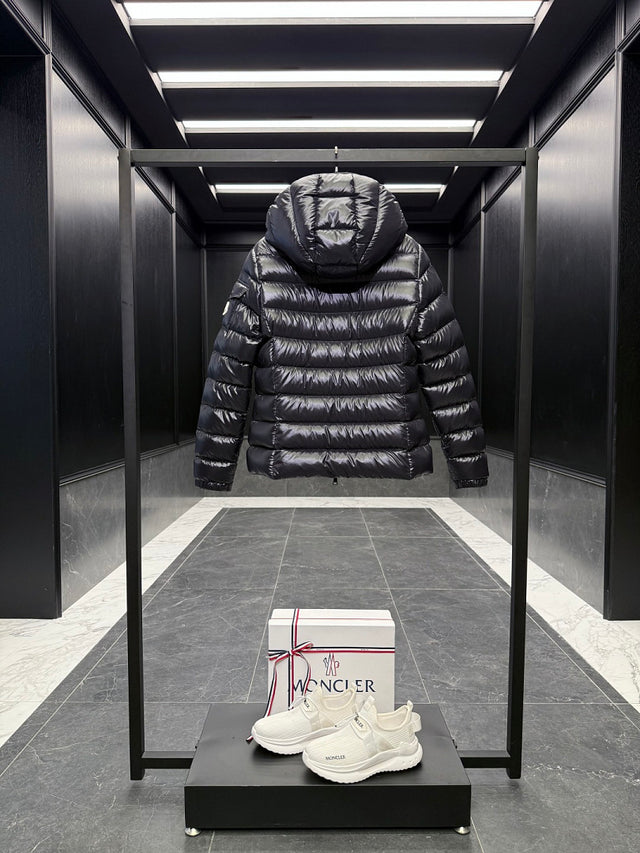 Moncler Bady Puffer — Black Gloss