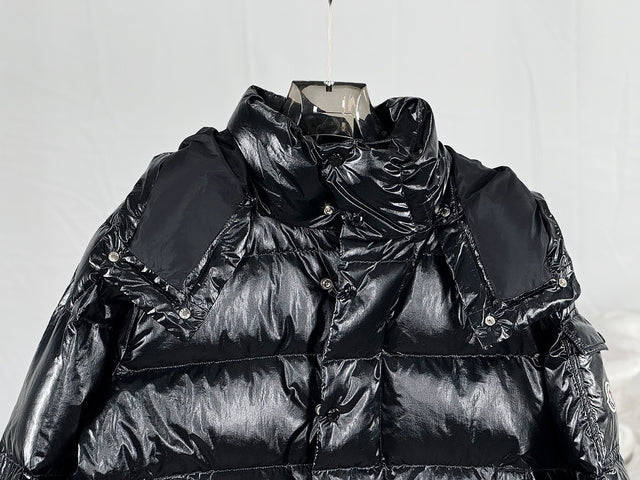 Moncler Maya 70 Puffer — Black Gloss