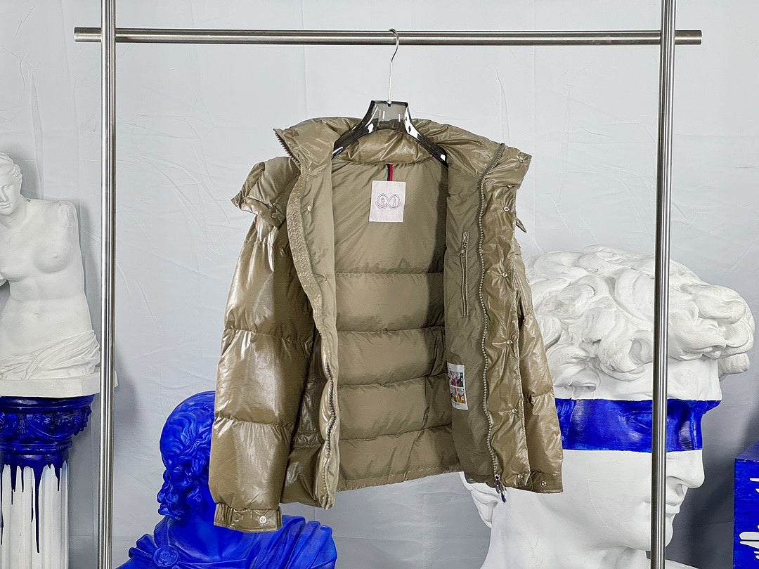 Moncler Maya 70 Puffer — Khaki