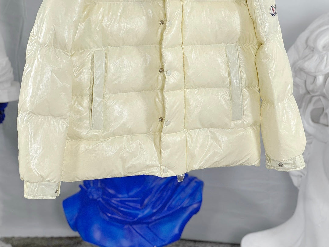 Moncler Maya 70 Puffer — Cream