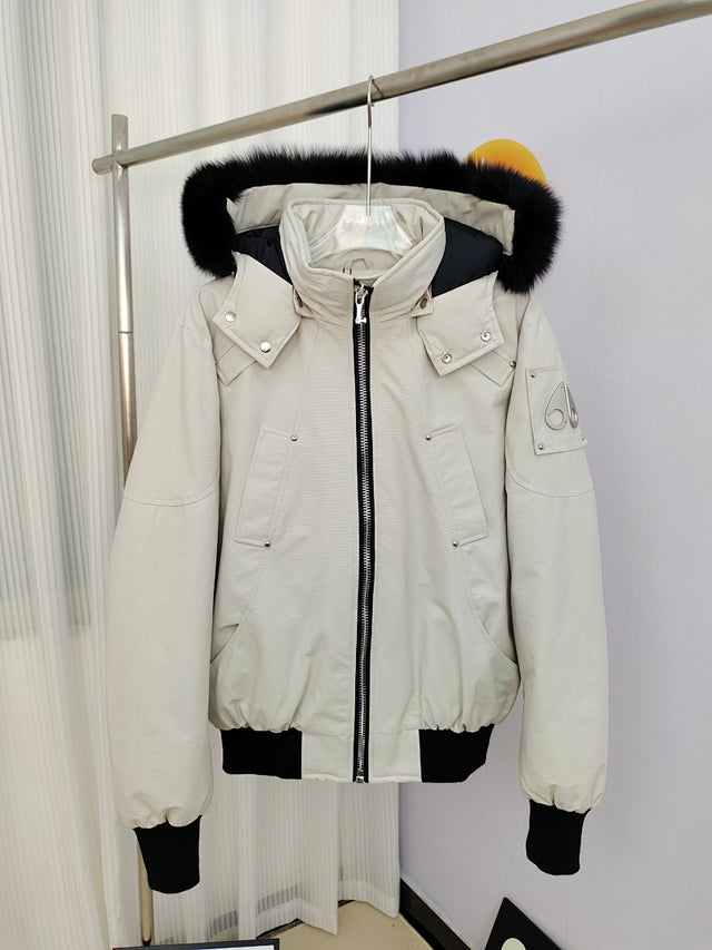 Moose Knuckles Bomber — White