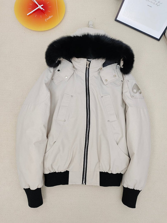 Moose Knuckles Bomber — White