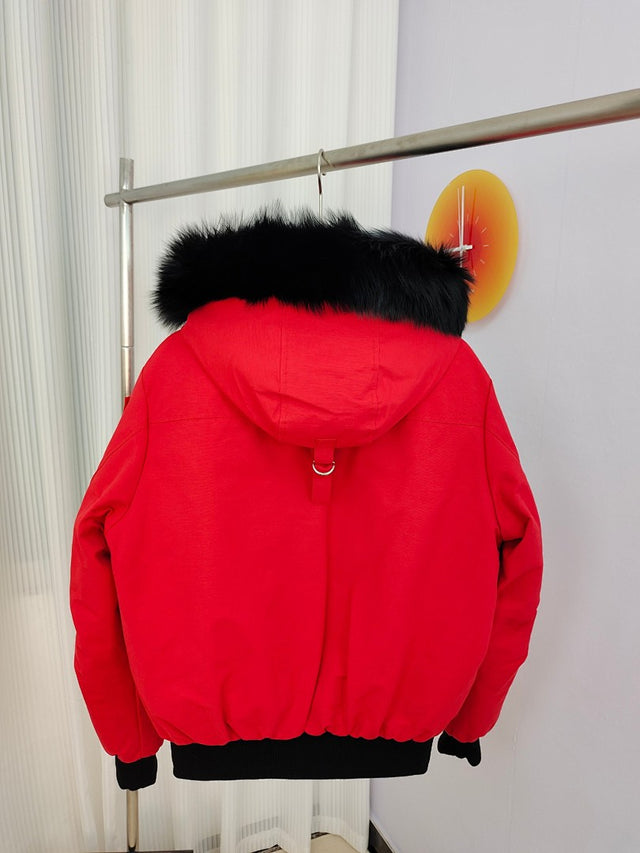 Moose Knuckles Bomber — Red