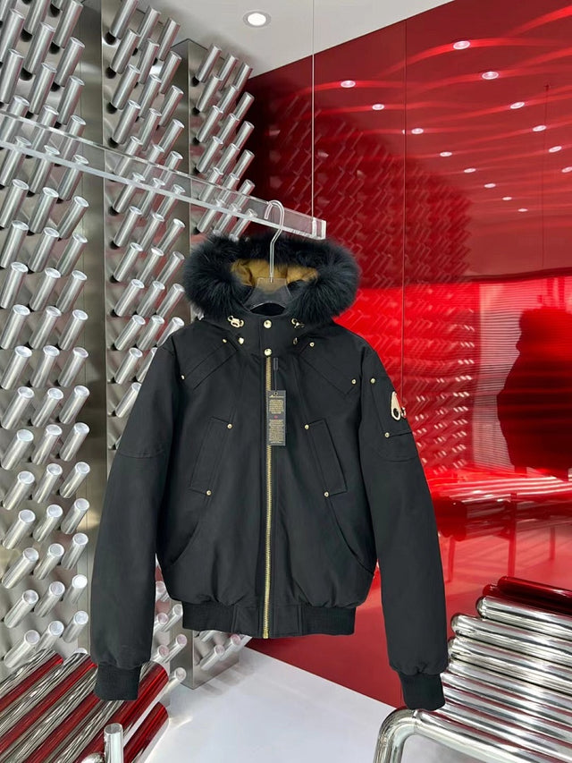 Moose Knuckles Gold Bomber — Black