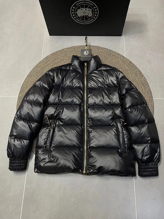 Moose Knuckles Shine Puffer — Black