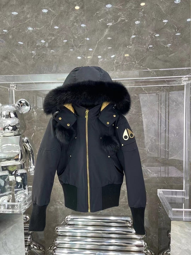 Moose Knuckles Gold Bomber — Navy