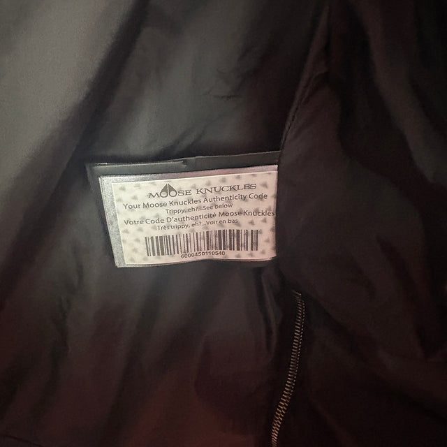 Moose Knuckles Hooded Puffer — Grey