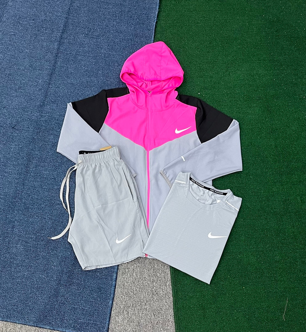 Nike Miler Running Top — Mint/Black