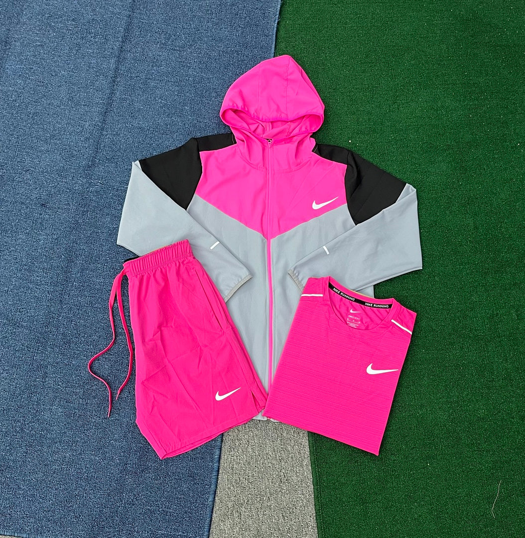 Nike Miler Running Top — Pink/Lilac