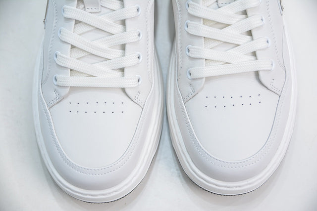 Prada Trainer — White/Silver