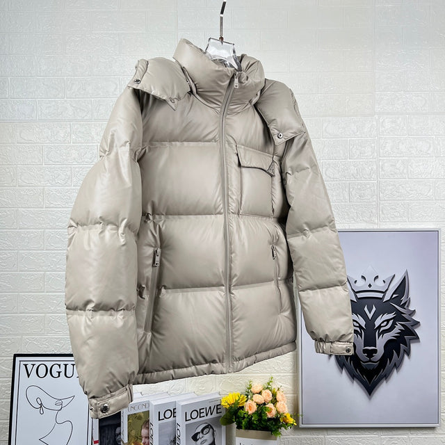 Prada Puffer Jacket — Cream