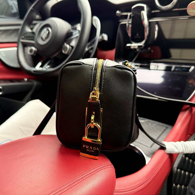 Prada Bowling Bag — Black