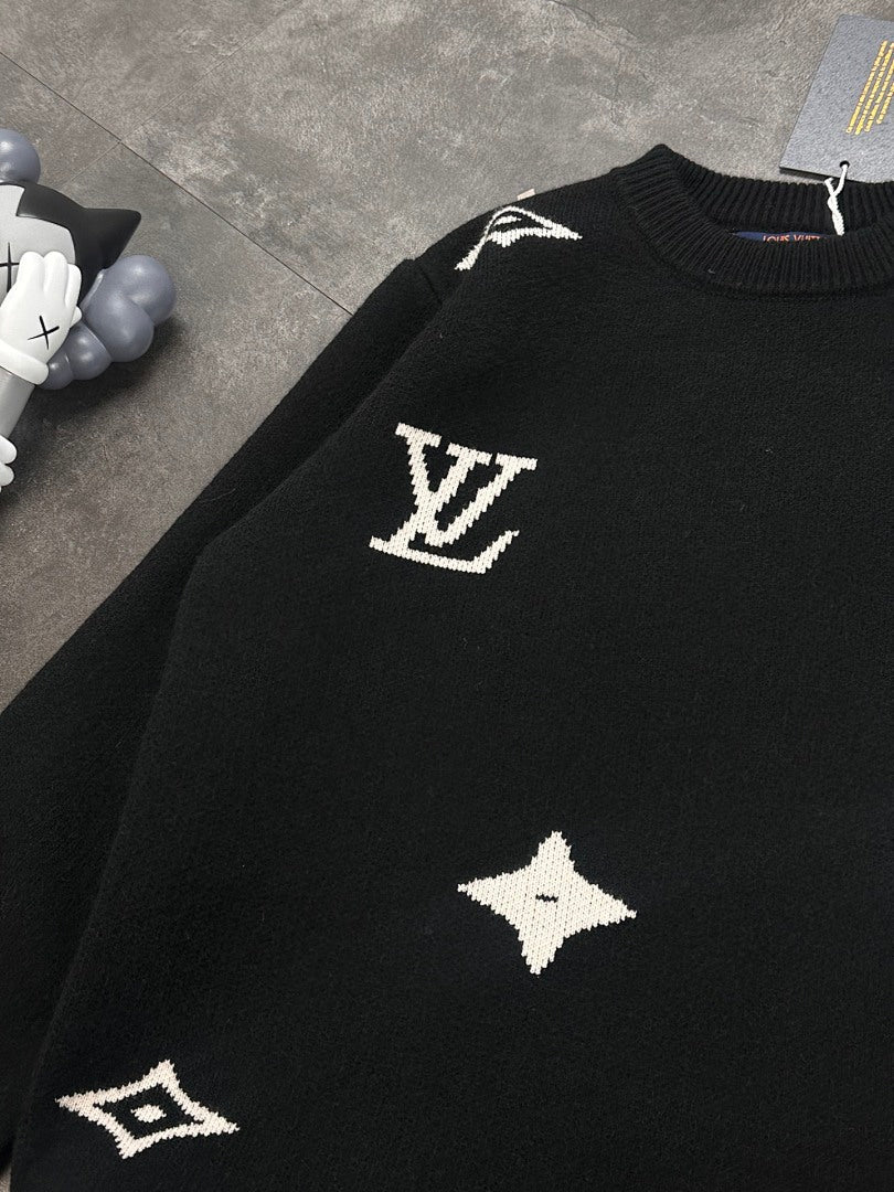 Louis Vuitton Knitwear — Black/White